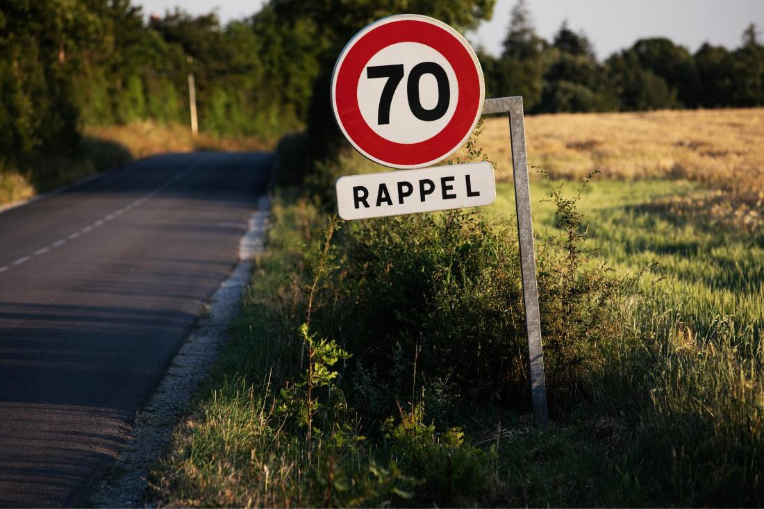 Limitation selon le type de route